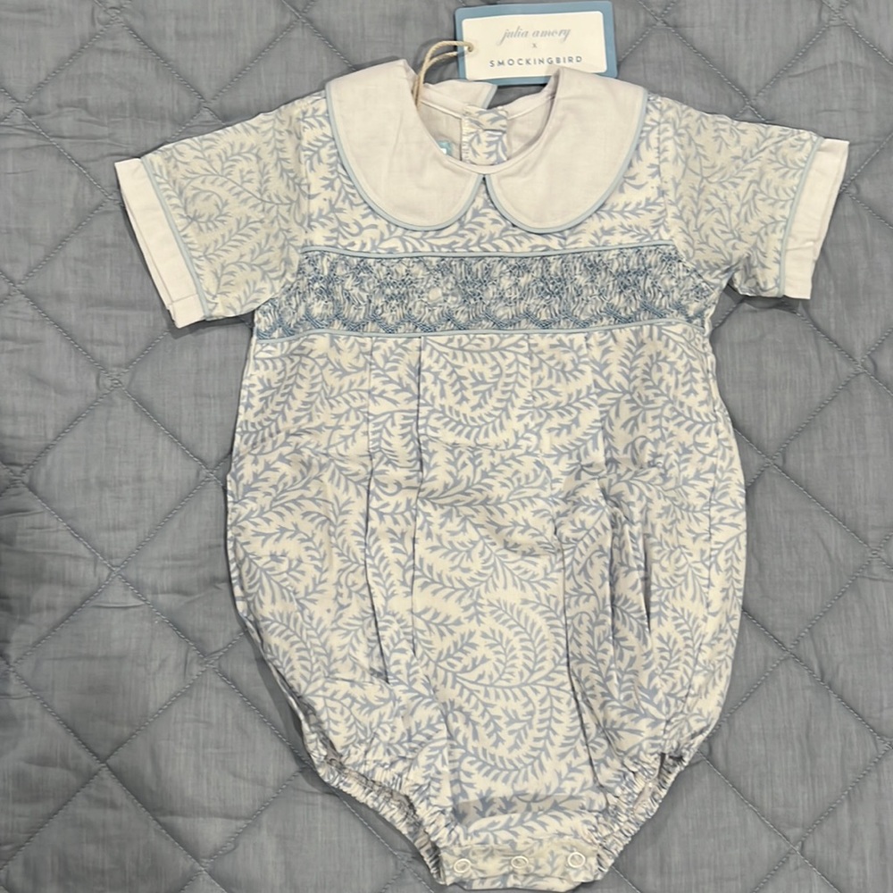 Smockingbird x Julia Amory 12m Bubble NWT